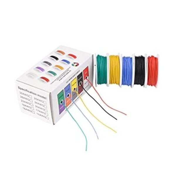 Sznnzd Cable eléctrico trenzado de calibre 28 cables de_1