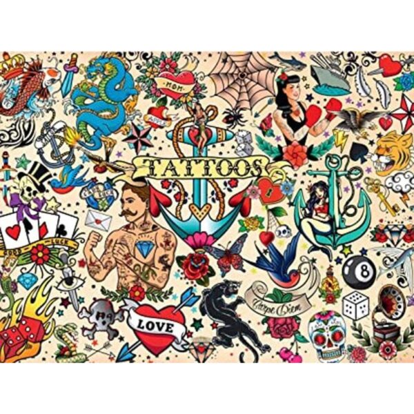 Buffalo Games Tattoopalooza Puzzle 1500 piezas_1