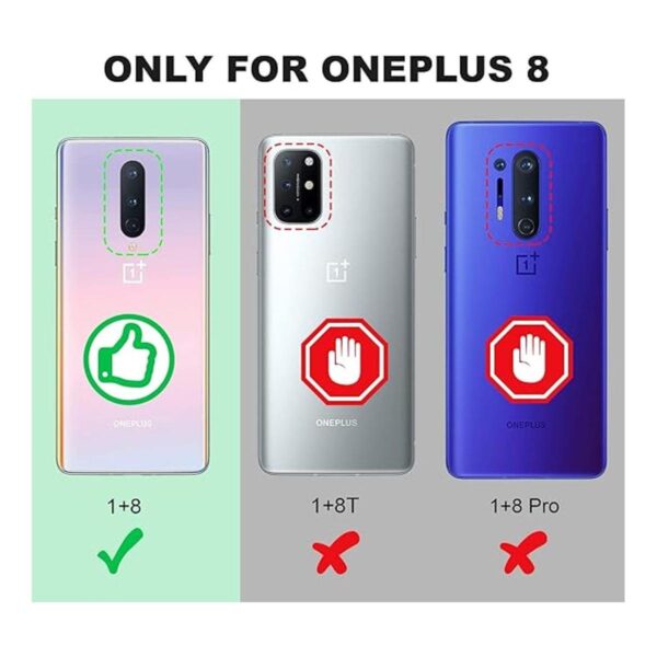 Funda OnePlus 8 funda 18 con soporte prueba de caídas_2