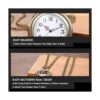 Avaner Reloj de bolsillo de cuarzo con diseño de flores_3