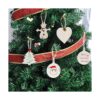 Livder Juego de 86 adornos de madera de Navidad sin