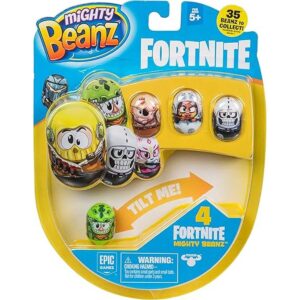 MIGHTY BEANZ Fortnite Paquete de 4 juguetes los estilos_1