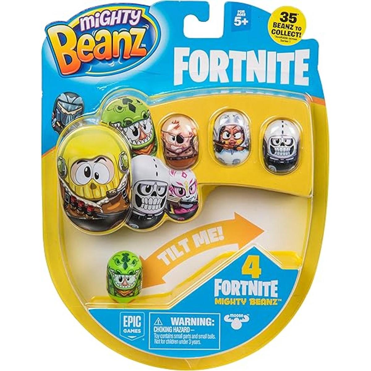 MIGHTY BEANZ Fortnite Paquete de 4 juguetes los estilos