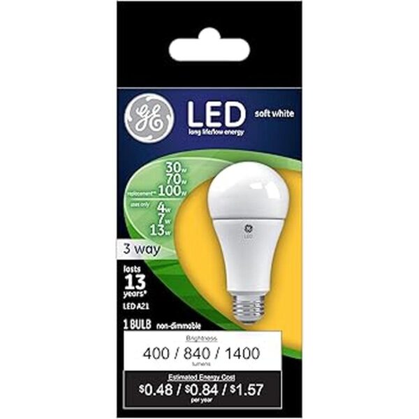 GE Lighting Luz LED blanca suave 24095 de 3 vías 3070100_2