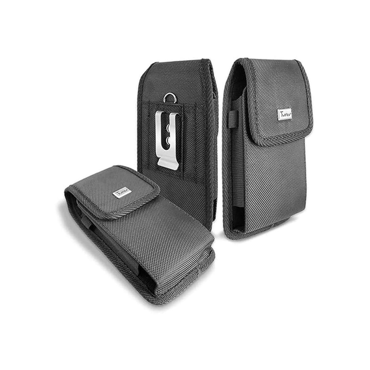 TMAN Funda vertical para Samsung Galaxy A21 nailon