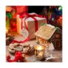 Livder Juego de 86 adornos de madera de Navidad sin