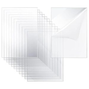 Elavain Hojas acrílicas transparentes paquete de 12