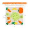Foraging Rabbit Snuffle Mat Enrichment Toy Washable Pet