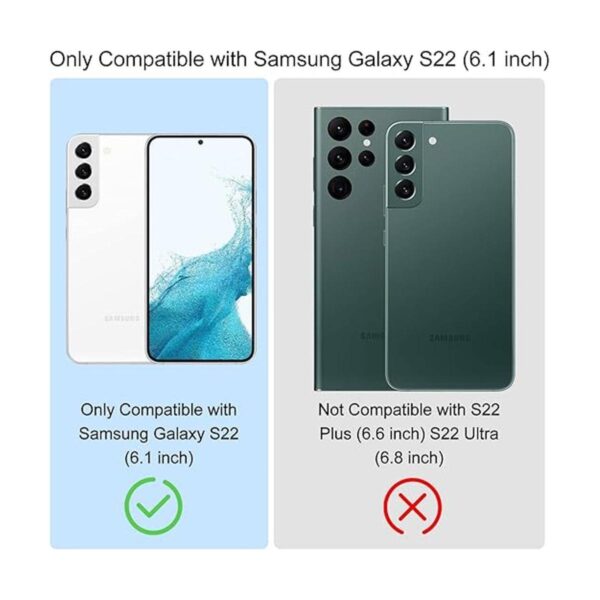 PELEPUES Funda a prueba de golpes para Samsung Galaxy S22_2