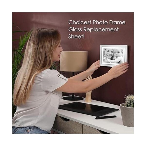 Elavain Hojas acrílicas transparentes paquete de 12