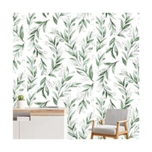Papel tapiz de papel tapiz de contacto floral verde papel_1