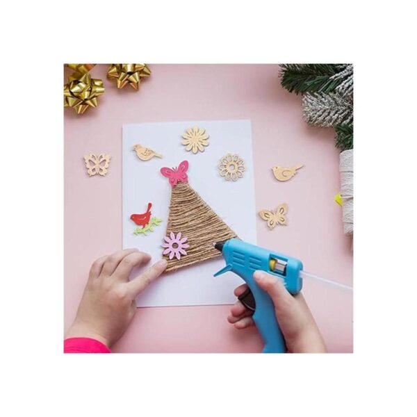 Amosfun 100 piezas de recortes de madera de pájaro