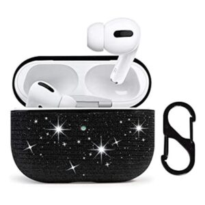 HIDAHE AirPods Pro Caso AirPods Pro Glitter Case Negro_1