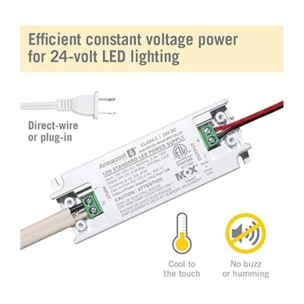 Armacost Lighting 850120 Fuente de alimentación LED de 24_5