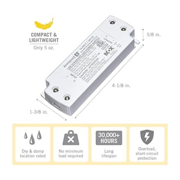 Armacost Lighting 850120 Fuente de alimentación LED de 24_4