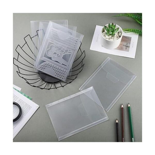 21 bolsas de almacenamiento transparentes para sellos y