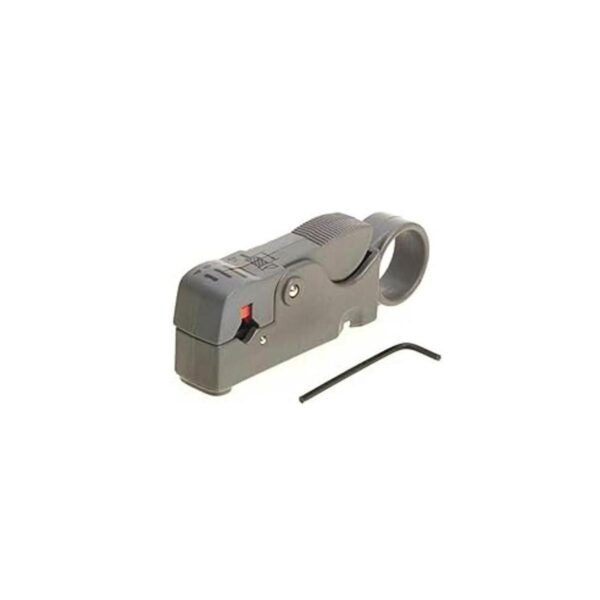 Herramienta de corte de pelacables coaxial rotatorio de