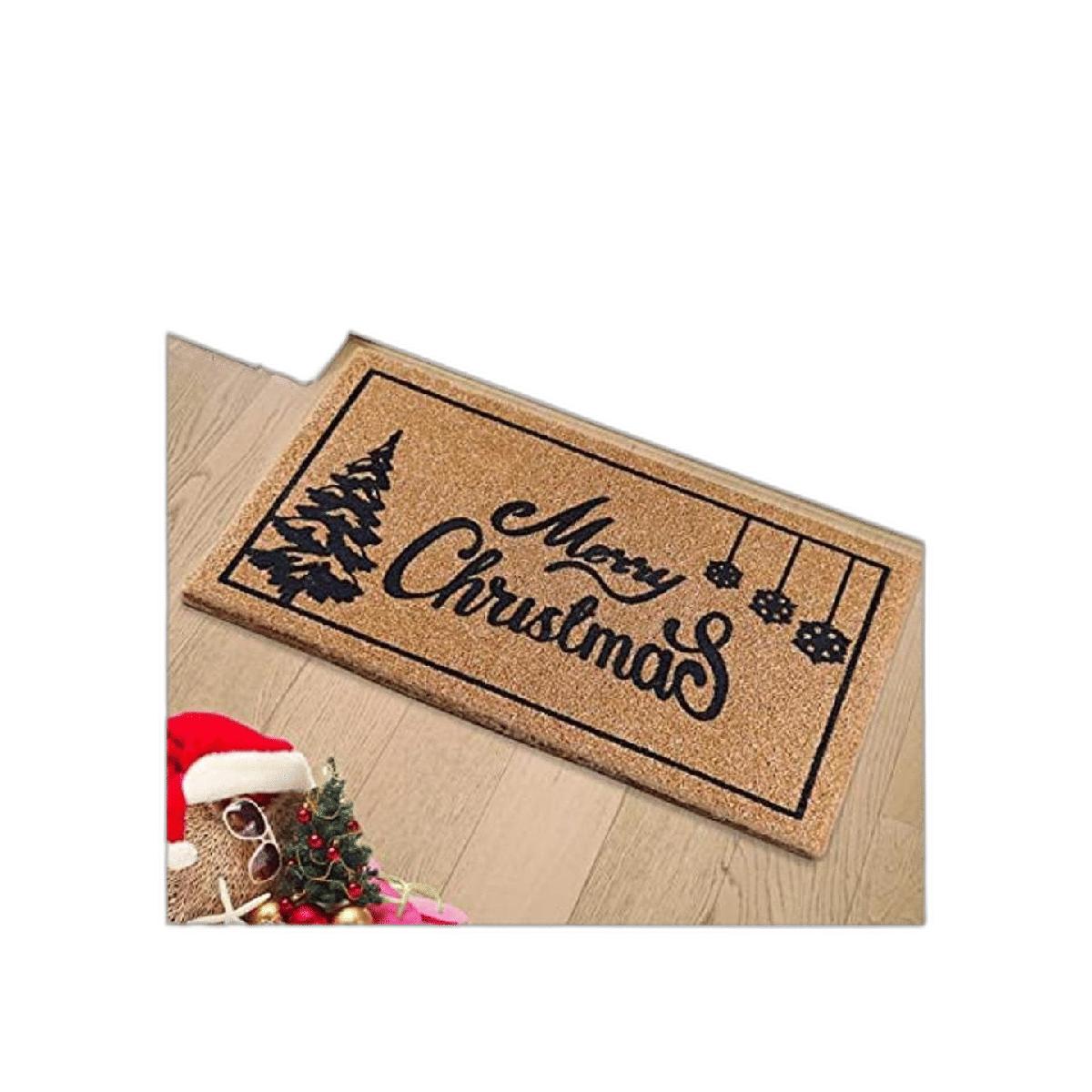 OurWarm Felpudo de bienvenida de Navidad para puerta