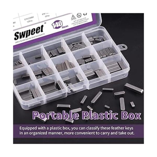 Swpeet Juego de 140 llaves de eje de transmisión paralelo_6