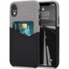 Tasikar Funda tipo cartera para iPhone XR piel y tela_1