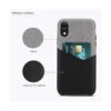 Tasikar Funda tipo cartera para iPhone XR piel y tela_5