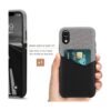 Tasikar Funda tipo cartera para iPhone XR piel y tela_2