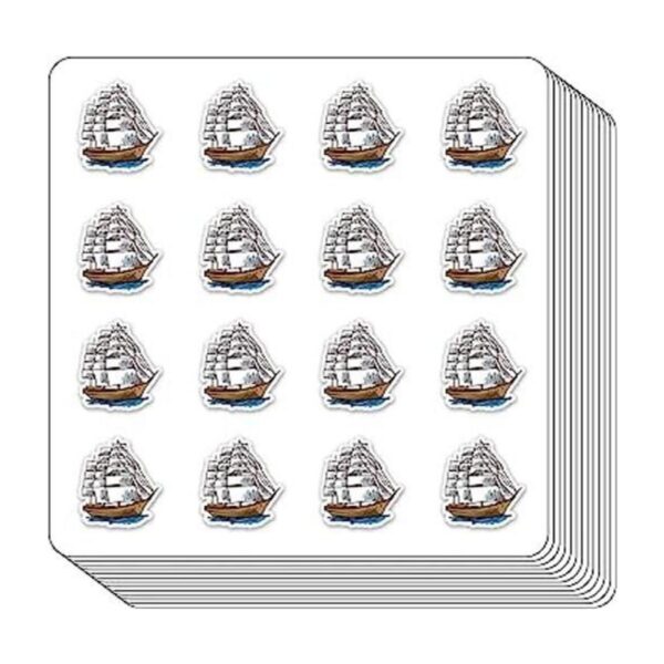 Calcomanías planificadoras de barco de vela 0.5 pulgadas_1