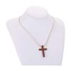 70 collares pequeños de cruz de madera para manualidades_5