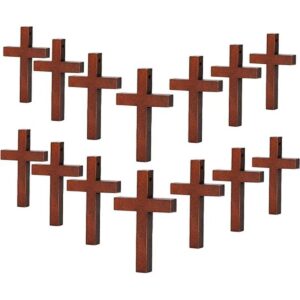 70 collares pequeños de cruz de madera para manualidades_1