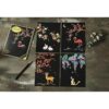 Arco iris pintura papel manualidades artes mini postales