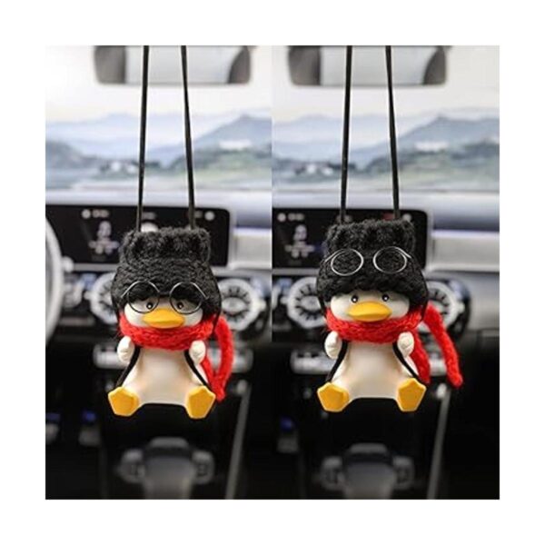 Adorno colgante de pato oscilante para automóvil bonito_2