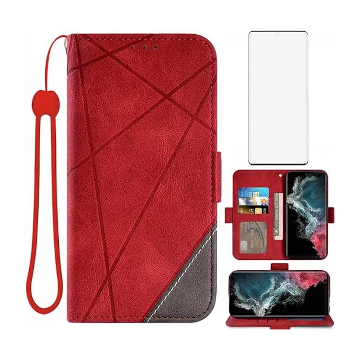 Asuwish Compatible con Samsung Galaxy S22 Ultra 5G Funda