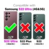 Asuwish Compatible con Samsung Galaxy S22 Ultra 5G Funda_2