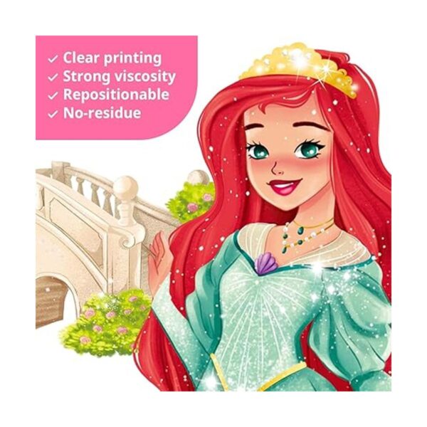 DECOWALL SG2118 Calcomanías de pared de princesa_4