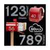 Locacrystal 40 calcomanías autoadhesivas con números de_3