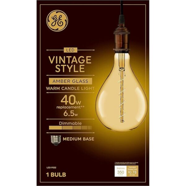 GE Bombilla LED de estilo vintage bombilla cálida para_1