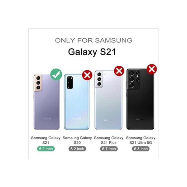 Dexnor Funda para Samsung Galaxy S21 protector de_2