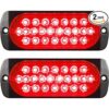 Partsam 2 luces LED rojas de 4.4 pulgadas 24 luces LED_1