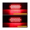 Partsam 2 luces LED rojas de 4.4 pulgadas 24 luces LED_3