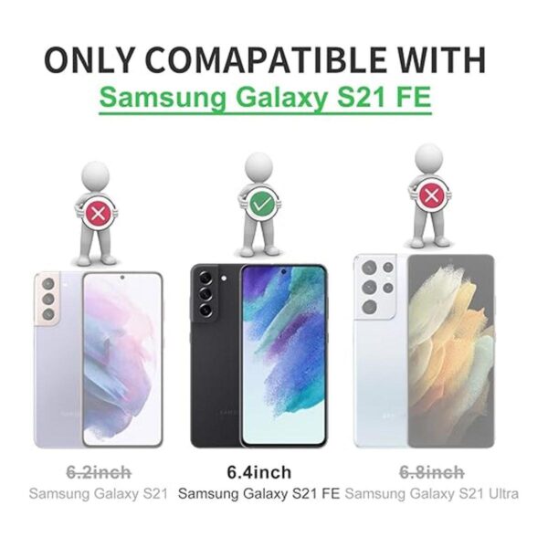 Tnarru Funda compatible con Samsung Galaxy S21 FE con_3