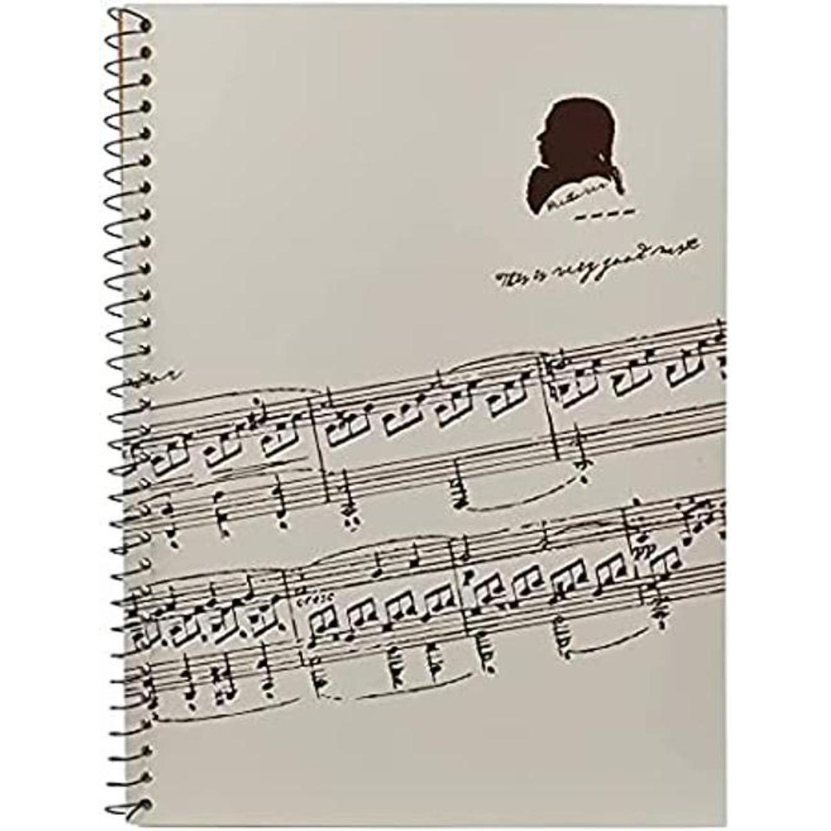 Cuaderno de partituras en blanco de 50 páginas cuaderno