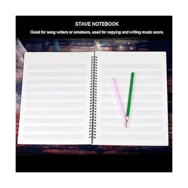 Cuaderno de partituras en blanco de 50 páginas cuaderno_6