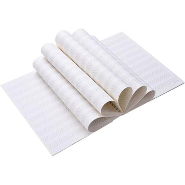 Cuaderno de partituras en blanco de 50 páginas cuaderno_4