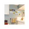 4 letreros decorativos de pared de baño cepillo de_2