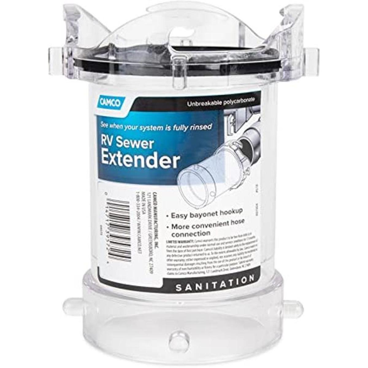 Adaptador de manguera para alcantarillado de Camco