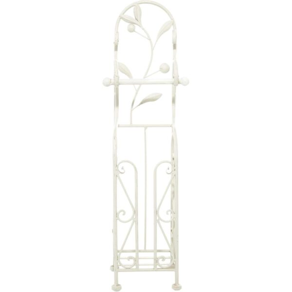 Soporte Deco 79 de metal para papel higiénico color blanco