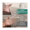 BAGAIL Basics Almohadilla antideslizante de 5 x 7 pies