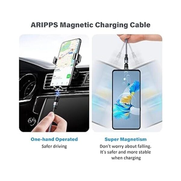 Paquete de 4 cables de carga magnéticos 3.3 pies6.6_4