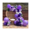 Kit de arco de guirnalda de globos morados 122 unidades_4
