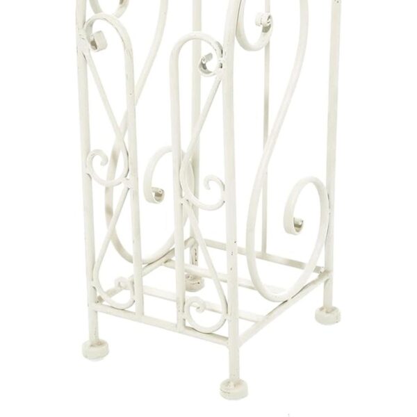 Soporte Deco 79 de metal para papel higiénico color blanco
